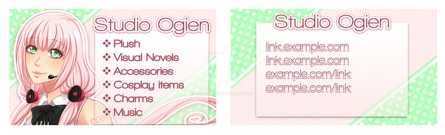 STUDIO OGIEN 2014 Business Cards