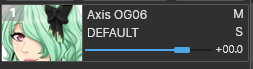 Using AXIS OG06 VCV in OpenUTAU