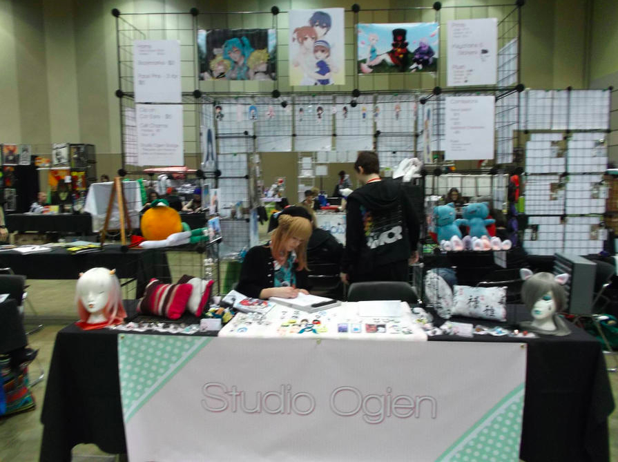 STUDIO OGIEN Artist Alley Table at Shuto Con 2014